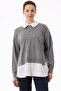 Beaded shirt detailed tunic gray