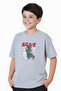 Live Brave Printed Boy's Short Sleeve T-Shirt - 2