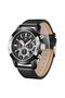 Kenneth Scott K24121-BLBB Men Analog Display Watch & Leather  Strap Black - 2