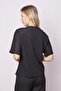 Women's Loose Sleeve Lycra Mesh 1St Class Fabric Stylish Cardigan-Black - 8
