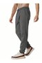 Anthracite Color High Waist Comfortable Fit -Jogger Leg Sweatpants