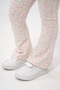 Girls' Three-Piece Set with Cardigan Printed T-Shirt and Leggings - 5