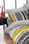 Double 100% Natural Cotton Duvet Cover Set - Yellow and Black - 3