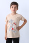 Boy's T-Shirt with Character Print, Crew Neck F16 - 2