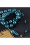French Galalite (1940 Casting) Beyzi Cut 9X11.5Mm Rosary - Dark Green - 6