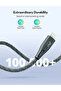 كابل Ravpower RP-CB1018 Type-C إلى Lightning بطول 2 متر من النايلون باللون الأسود - 4