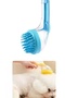 Silicone Cat Dog Washing Brush Cat Dog Comb - Foaming Massage Comb with Shampoo Chamber - 5