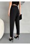 Women's High Waist Carrot Cut Collet Fabric Pants - 4