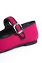 Women's Strappy Oval Toe Casual Ballet Flats Laura Fuchsia - 5