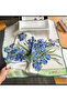 Square Silky Scarf in Oil Painting Style - 2