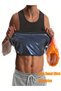 Men's and Women's Sweat Enhancing Fitness Sweatshirt Sauna Sweating Fat Burning Vest Sports Sweat Singlet - 4