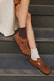 Oxford Genuine Leather Cork Sole Orthopedic Unisex Shoes - 2