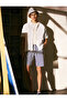 Striped 5 Pocket Shorts