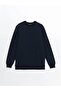 Lcw Vision Navy Blue Crew Neck Long Sleeve Men's Sweatshirt - 5