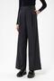 Women's High Waist Pleated Striped Trousers