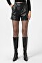 Faux Leather Shorts