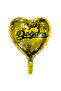 Happy Birthday Themed Heart and Number Foil Balloon Set - 3