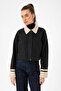 Textured Coat with Lining Detail - 4