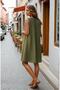 Women's Khaki Wide A-Line Airobin Summer Zero Short Sleeve Casual Short Summer Wear-Go Dress 2887275 - 3