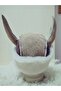 Special Production Genuine Wolf Kıpçak Börk Kalpak Hat, Mink Leather Hat Kalpak - 2