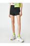 Mini Sports Shorts with Embroidery Detail and Tie Waist - 3