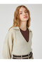 Polo Neck Knitwear Sweater Long Sleeve - 2