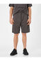 Sports Shorts with Waist Lace and Pocket - 3