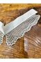 40X10 cm Zircon Stone Gipper White Collar Applique - 3