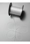 0.8 mm 50 Meters Rosary Cord White Color Polyester Cord