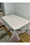 Lace Look Oilcloth Tablecloth Pudrarenk Size 120+150 - 2