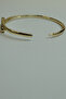 Xuping Gold Stone Handcuff Bracelet - 4