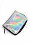 Hologram Meow Printed Gray Children's Wallet - 2