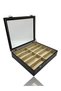 Diji 10-Piece Glasses Box Glasses Case Crocodile Brown - 5