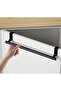 Kitchen Cabinet And Drawer Towel Rack - Over Door Towel Rack Metal Black - 3