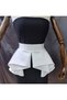 Geeta Bird Eye Detailed Corset Belt White