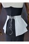 Geeta Bird Eye Detailed Corset Belt White - 7