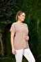 Gamze Fashion Butik Necklace Detailed Large Size Bluz