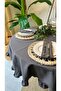 Aura Ruffled Round Tablecloth Smoked - 7