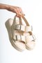 Wedge heel double strap buckle women's sandals summer lightweight women's sandals orthopedic women's sandals - 5