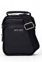 Black-Rölax Men's Messenger Bag with Logo Detail 01Pc001416