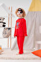 100% Cotton Boy's Pajamas Set with Pirate Pattern Bag and Mask - 3