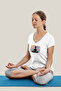 Colorful Yoga Meditation Visual Design T-Shirt - 2