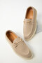Beige Suede Women's Casual Shoes 20265 - 4