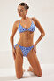 Etnik Desenli Üçgen Kaplı Bikini Üstü TBESS20BU0268 - 3