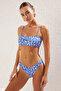 Etnik Desenli Straplez Kaplı Bikini Üstü TBESS24BU00128