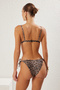 Leopar Desenli Brazilian Düşük Bel Bikini Altı TBESS23BA00052 - 5