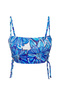 Çiçek Desenli Tünelli Bralette Kaplı Bikini Üstü TBESS22BU0046 - 5