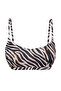 Zebra Desenli Bralette Kaplı Bikini Üstü TBESS21BU0104 - 5
