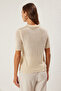 Taş Brümer İplik Polo Yaka İnce Triko Bluz TWOSS25BZ00341 - 5