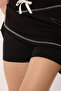 شورت قصير أسود مريح/مريح وبرمودا TWOSS25SR00004 - 4